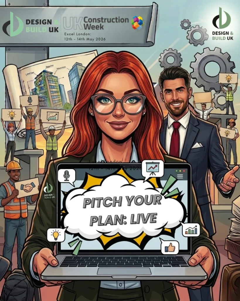 Pitch Your Plan Pitch Your Plan: Live poster highlighting that it will take place at UKCW on 13th May on the Culture Hub Stage